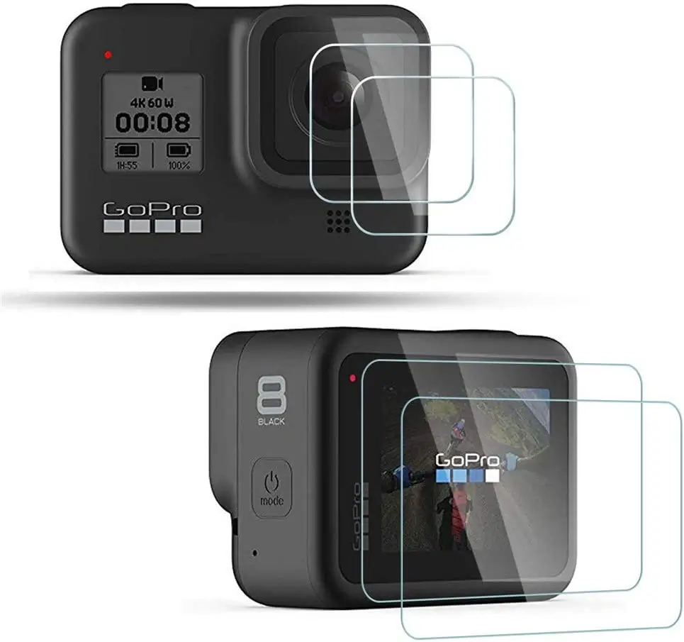 Suoman 4Pcs for GoPro Hero 8 Screen Protector