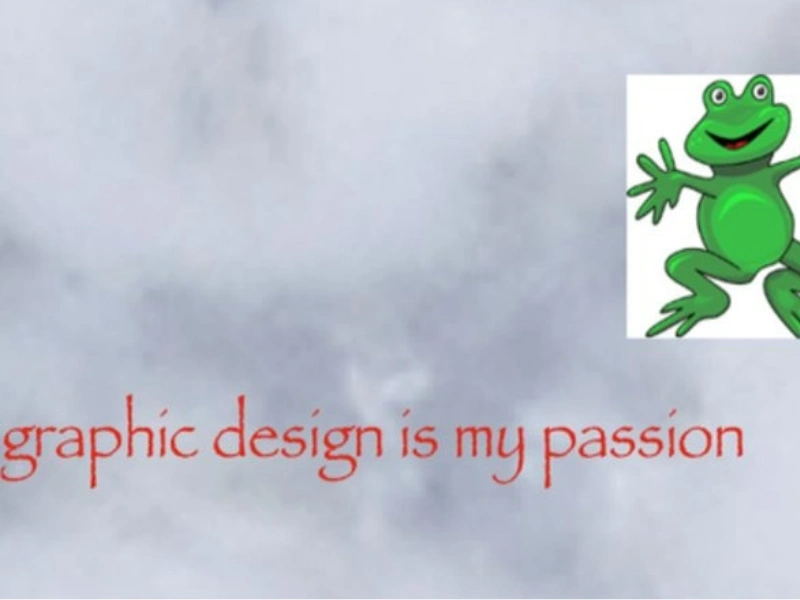 A funny frog meme image representing the “Graphic Design Is My Passion” concept with a humorous design style.