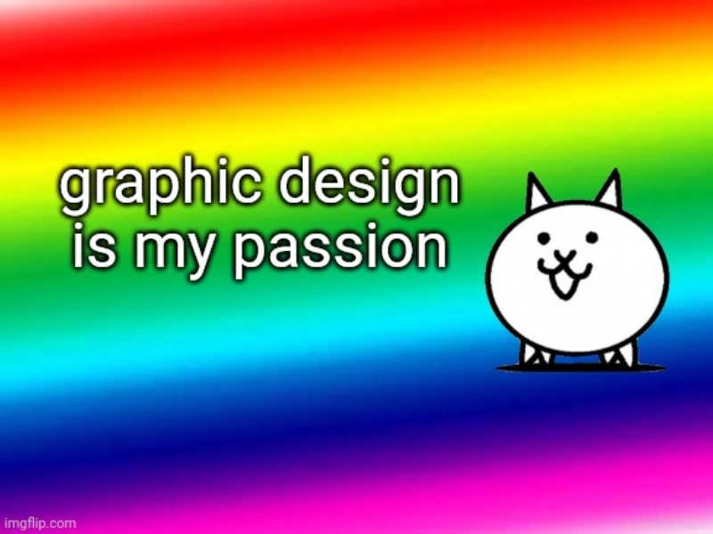 Online meme generator interface used to create a “Graphic Design Is My Passion” meme with custom text and graphic elements.

Select 80 more words to run Humanizer.