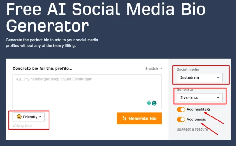 Five best AI photographer bio generator tools for creating professional social media bios, improving personal branding, and attracting photography clients.