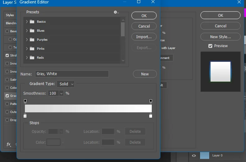 Layer's Gradient Editor