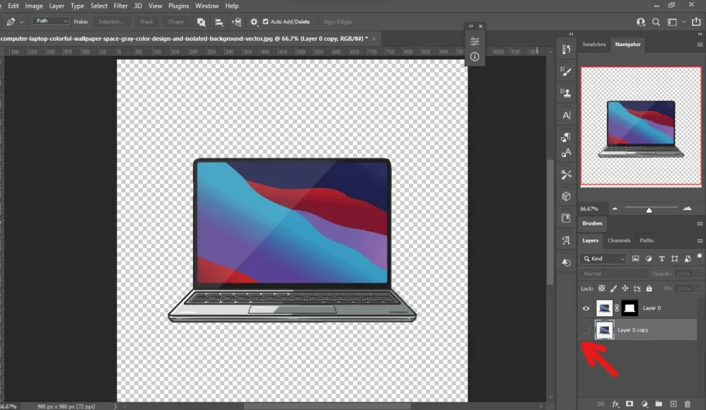 Transparent Background Using the Photoshop Clipping Path