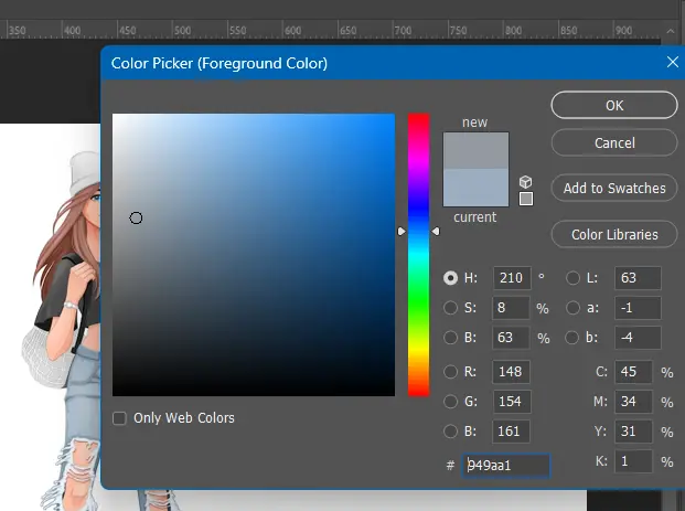 Color Picker in Photoshop, How To Add A Drop Shadow in Photoshop