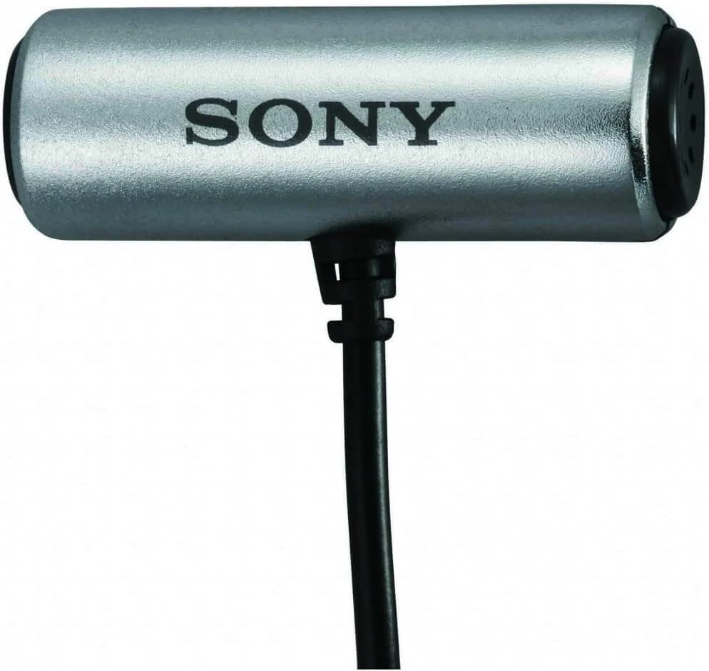 Sony ECMCS3 Clip Style Omnidirectional Stereo Microphone