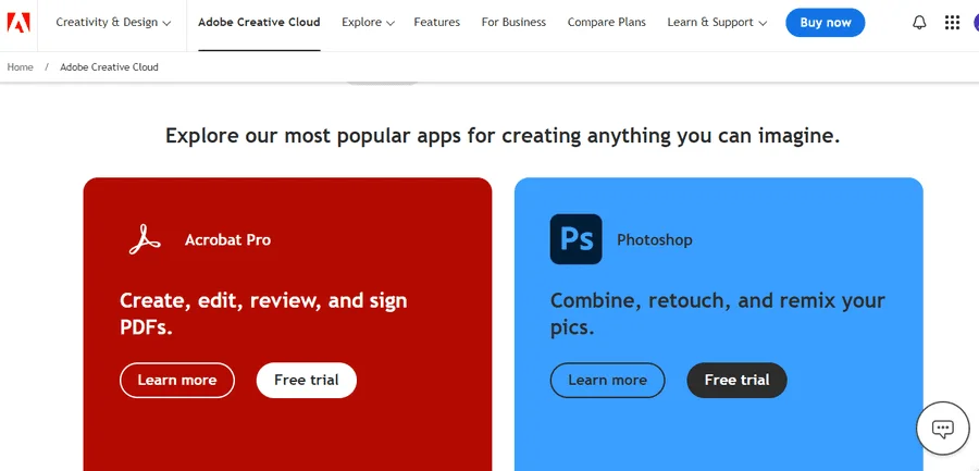 Adobe Creative Cloud, Secure Photo Storage Services