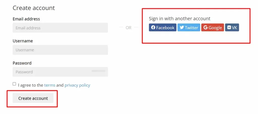 create an account on ImgBB