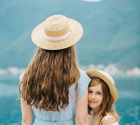 A Back Pose with A Cowboy Hat 
