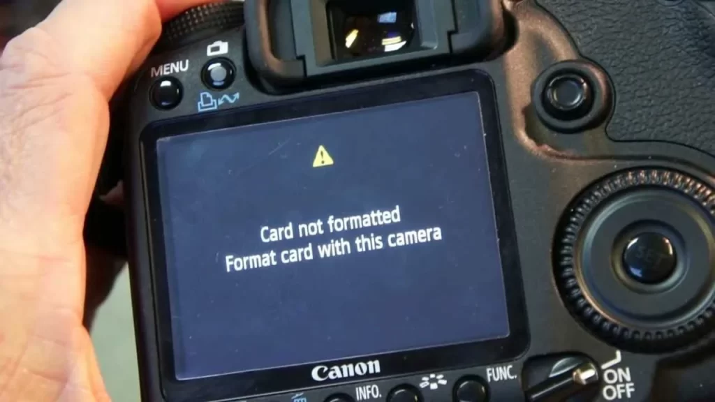 Why Does It Show “Camera Can not Format the SD card”