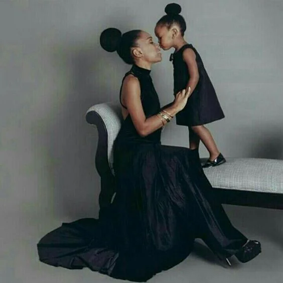 Black Mother Daughter Photoshoot Ideas