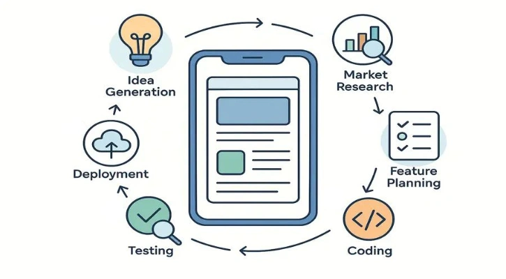 Step-By-Step Mobile App Development Process 2025