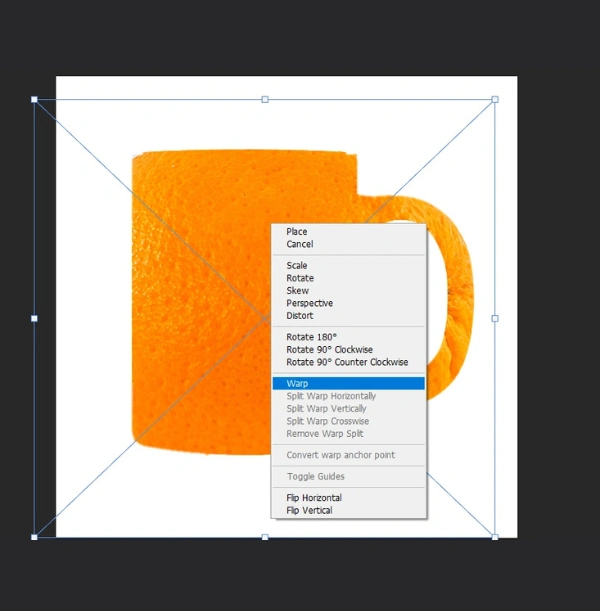 select the wrap tool