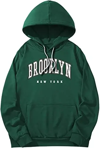 WDIRARA Men’s Letter Graphic Hoodie