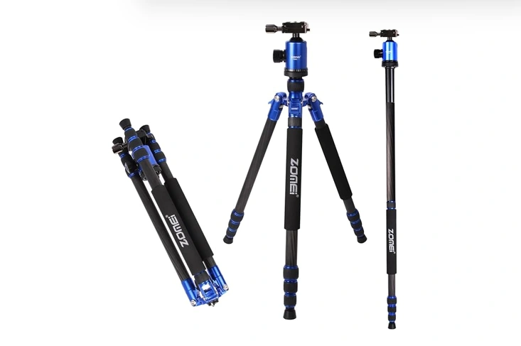 Zomei Z888C lightweight camera tripod for travel and photography