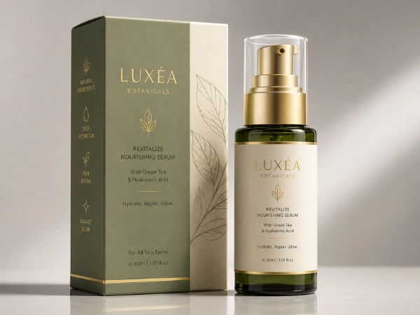 LUXÉA Product Packaging Render